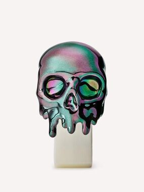 “New” Bath & Body Works Iridescent Dripping Skull Wallflower Nightlight